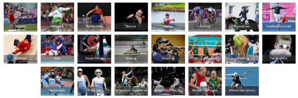 Collage 22 summer sports Tokyo 2020 Collage with 22 sports images