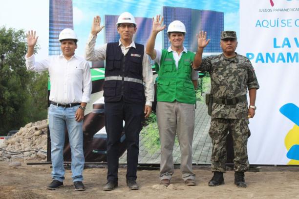 The construction of the Pan Am and Parapan Am Village began on 24 February in the district of Villa El Salvador, Lima, Peru.