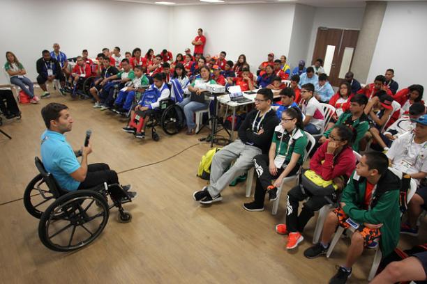 Proud Paralympian at Sao Paulo 2017 Young Para athletes gather for training sessions that will help their future careers.