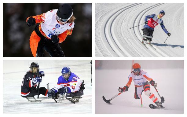 four winter para athletes compete 
