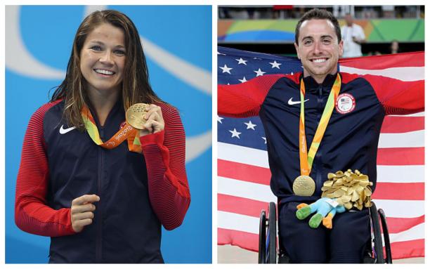 Rebecca Meyers, Steve Serio - Rio 2016 two para athletes celebrate their wins
