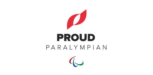 The official logo of Proud Paralympian
