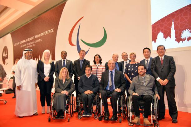 The IPC Governing Board following its election at the 2017 IPC General Assembly.