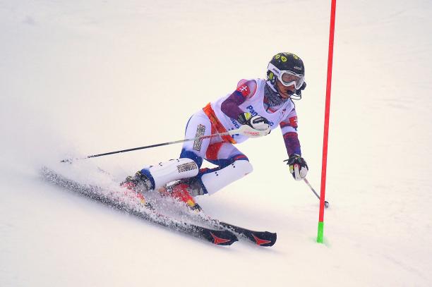 Henrieta Farkasova a female Para skier