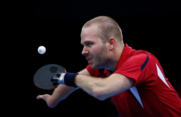 Peter Rosenmeier Peter Rosenmeier from Denmark plays at the London 2012 Paralympic Games