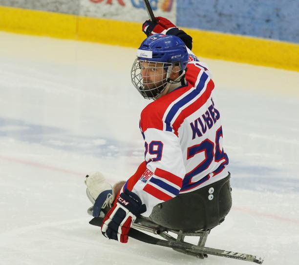 Pavel Kubes a male Para ice hockey player
