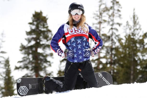 Amy Purdy a female Para snowboarder