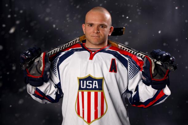 Josh Pauls a male Para ice hockey player