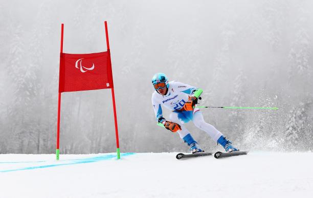 Markus Salcher a male Para skier
