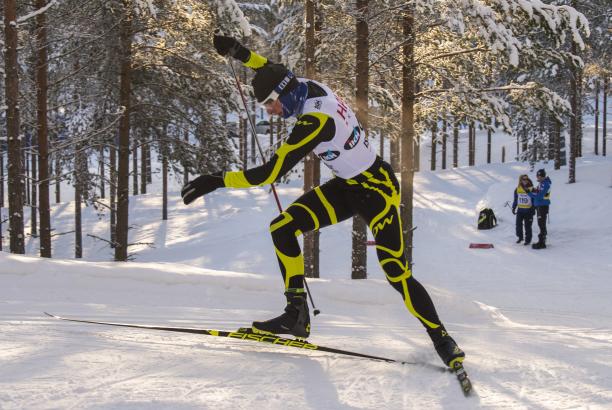Ukraine's Ihor Reptyukh - biathlon Male standing biathlete racing