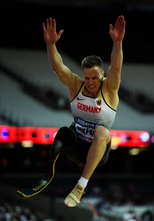 Markus Rehm of Germany Markus Rehm of Germany competes in the Men's Long Jump T44 Finalat the London 2017 World Para Athletics Championships.
