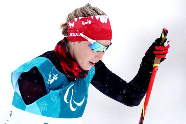 Emily Young Canada's Emily Young in cross-country skiing at the PyeongChang 2018 Paralympic Winter Games.