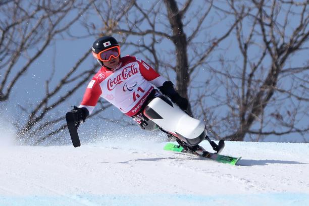 Takii Morii - PyeongChang 2018 A male Para alpine skier