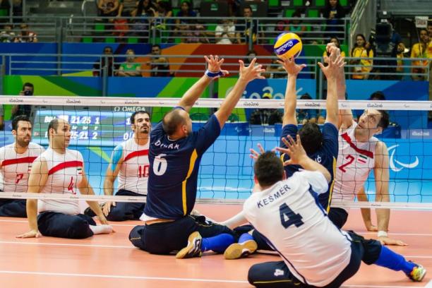 Sitting volleyball at the Rio 2016 Paralympic Games.