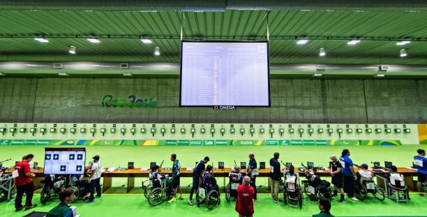Rio 2016 - Shooting Para Sport competition Para shooters competing at Rio 2016