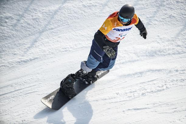 Andre Cintra - Brazil - snowboard - PyeongChang 2018 Andre Cintra was the first snowboarder to compete for Brazil at a Winter Paralympics