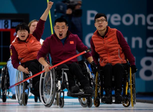 China - wheelchair curling - gold - PyeongChang 2018 The Chinese wheelchair curling team won the country´s first Winter Paralympic gold in PyeongChang