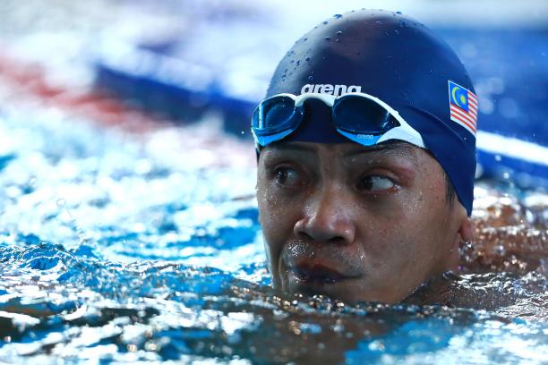 Jamery Siga a male Para swimmer in the water