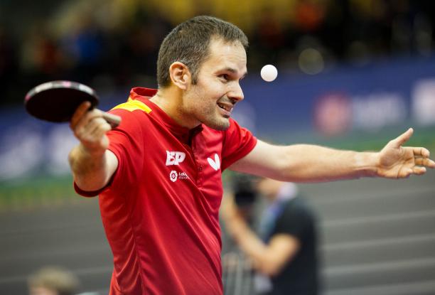 Jordi Morales - Spain - Para table tennis World Championships 2018 - Lasko-Celje - Slovenia Man playing Para table tennis