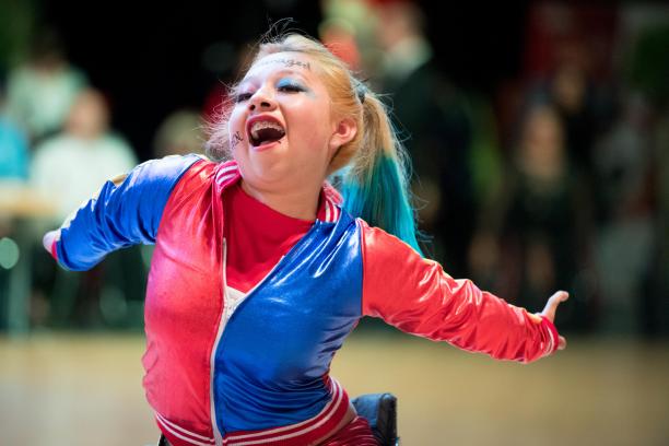 Haydee Guadalupe - Mexico - Para dance sport Young Mexican female athlete dances in her wheelchair