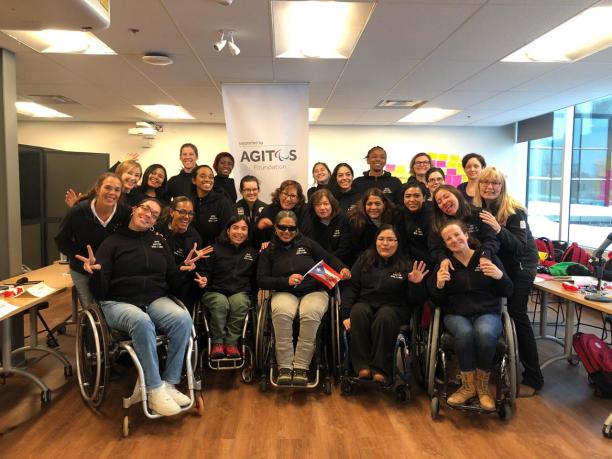 Agitos Women in Sport Leadership workshop - Agitos Foundation Participants of the Agitos Women in Sport Leadership workshop pose for a picture