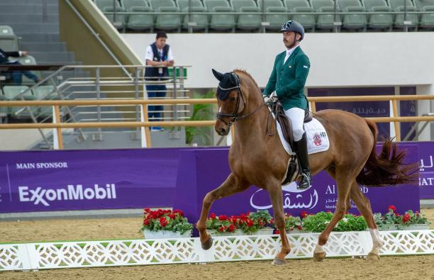 Rodolpho Riskalla - Doha male Para equestrian rider Rodolpho Riskalla on his horse