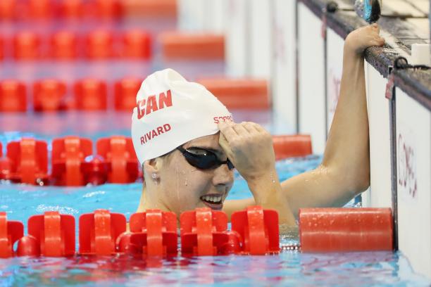 Aurelie Rivard - Canada - Swimming Canadian swimmer Aurelie Rivard in the pool