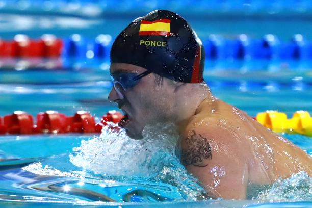 Antoni Ponce - Spain Profile of Spaniard Antoni Ponce while swimming at a competition