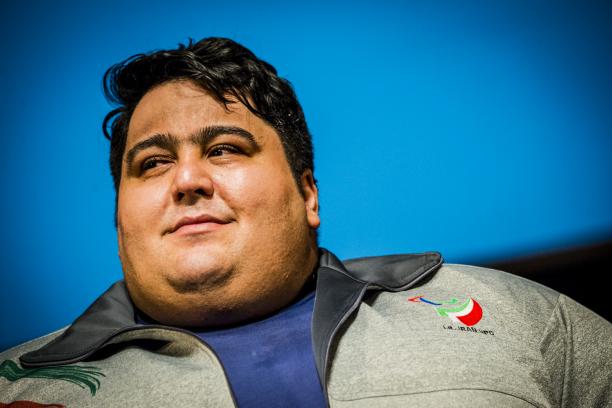 Siamand Rahman - Iran - powerlifting Siamand Rahman smiles