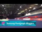 Grigoris Polvchronidis - Boccia main field of play, Paralympics 2012 - Paralympic Sport TV