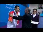 Swimming - Men's 100m Backstroke - S6 Victory Ceremony - London 2012 Paralympic Games - Paralympic Sport TV