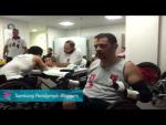 Jason Reiger - Practice locker room, Paralympics 2012 - Paralympic Sport TV