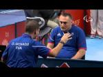 Table Tennis - GER vs FRA - Men's Singles - Class 3 Group B - Qual. - London 2012 Paralympic Games