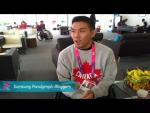 Samsung Blogger - Canadian wheelchair rugby in the village cafe, Paralympics 2012 - Paralympic Sport TV