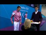 Swimming - Men's 100m Backstroke - S8 Victory Ceremony - London 2012 Paralympic Games - Paralympic Sport TV