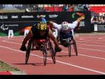 Atheltics - Men's 100m T53 semifinal 2 - 2013 IPC Athletics World Championships, Lyon - Paralympic Sport TV
