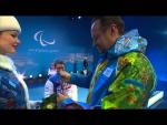 Men's 12.5km middle distance biathlon sitting Victory Ceremony | Sochi 2014 Paralympic Winter Games - Paralympic Sport TV