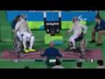 Wheelchair Fencing | Men's Individual Sabre Cat A | LEMOINE v PYLARINOS | Rio 2016 Paralympic Games - Paralympic Sport TV