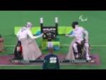 Wheelchair Fencing|AL-MADHKHOORI vGILLIVER |Men's Individual Épée-B|Rio 2016 Paralympic Games - Paralympic Sport TV