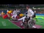 Wheelchair Fencing | China v Hungary Men's Individual Foil Semi-Final | Rio 2016 Paralympic Games - Paralympic Sport TV