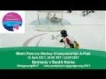 Germany v South Korea | Prelim | 2017 World Para Ice Hockey Championships A-Pool, Gangneung - Paralympic Sport TV