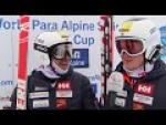 Mac Marcoux wins men's super-G VI | 2018 World Para Alpine Skiing World Cup - Paralympic Sport TV