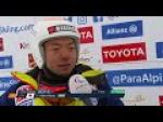 Akira Kano wins men's super-G sitting | 2018 World Para Alpine Skiing World Cup - Paralympic Sport TV