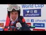 Alexis Guimond wins men's super-G standing | 2018 World Para Alpine Skiing World Cup - Paralympic Sport TV