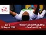 Women's Up to 50kg & 55kg | Algiers 2018 WPPO African Championships - Paralympic Sport TV