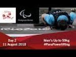 Men's Up to 59kg | Algiers 2018 WPPO African Championships - Paralympic Sport TV