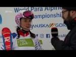 Marie Bochet Race Reaction Interview | Slalom Standing - Paralympic Sport TV