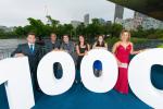 Brazilian athletes celebrate 1000 days to go until Rio 2016