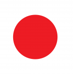 'Japan flag square' logo