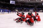 Canada's ice sledge hockey team